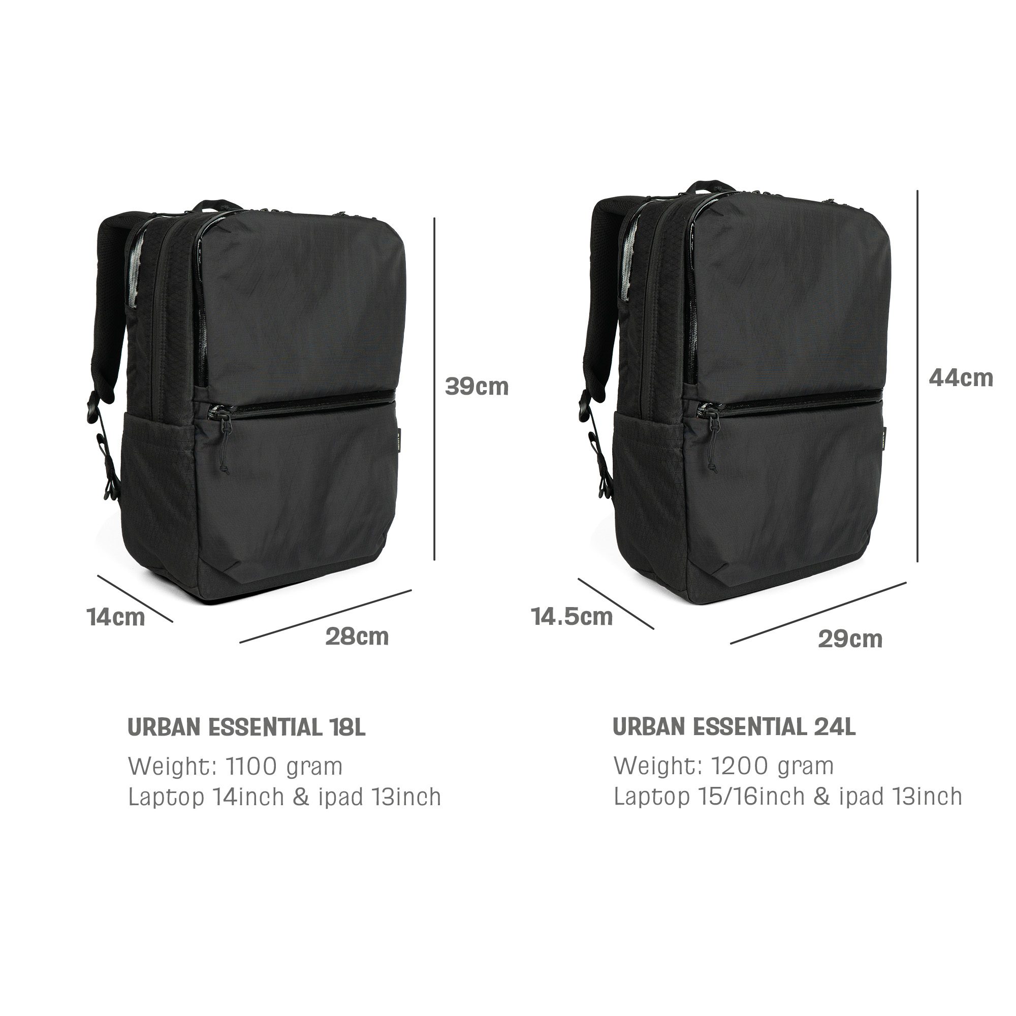 Balo laptop kháng nước Yuzi Urban Essential