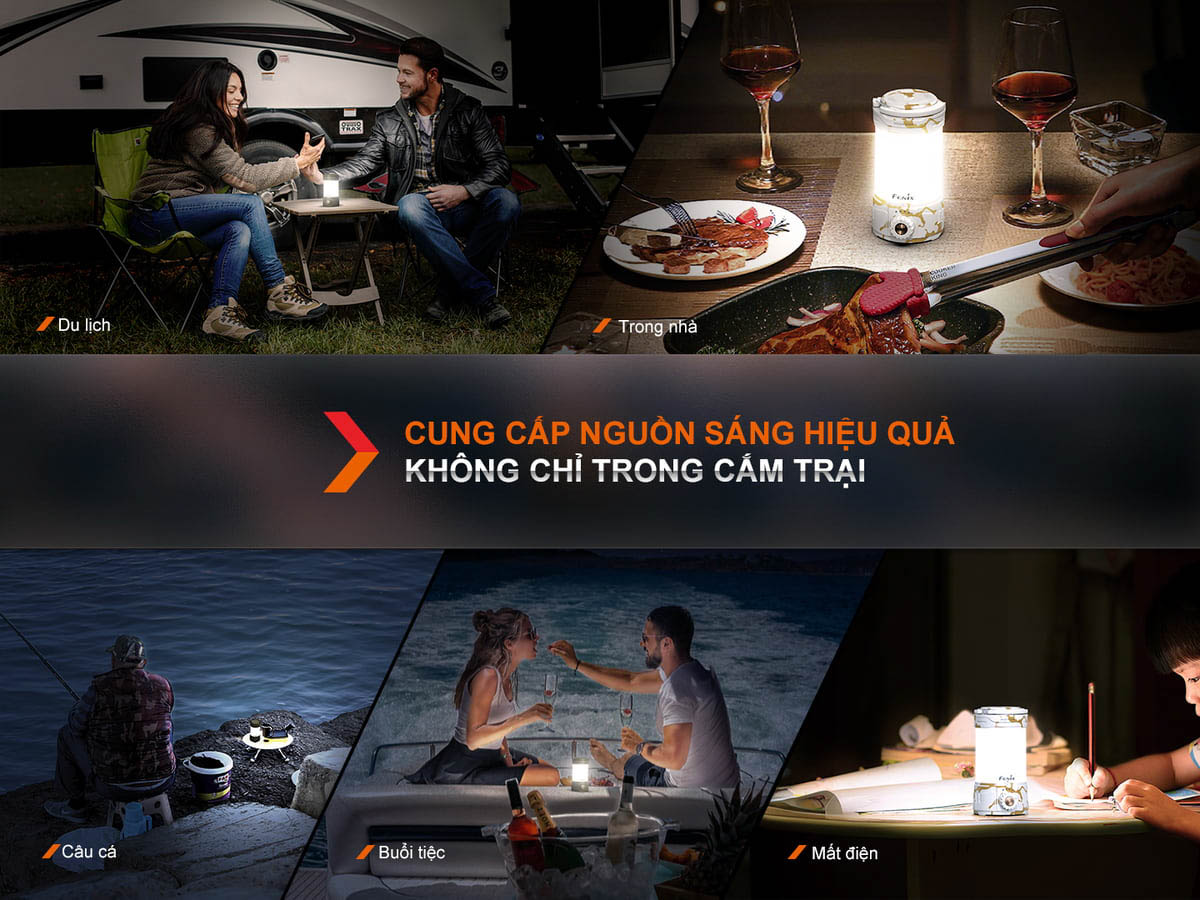 Đèn pin cắm trại dã ngoại Fenix CL26R Pro