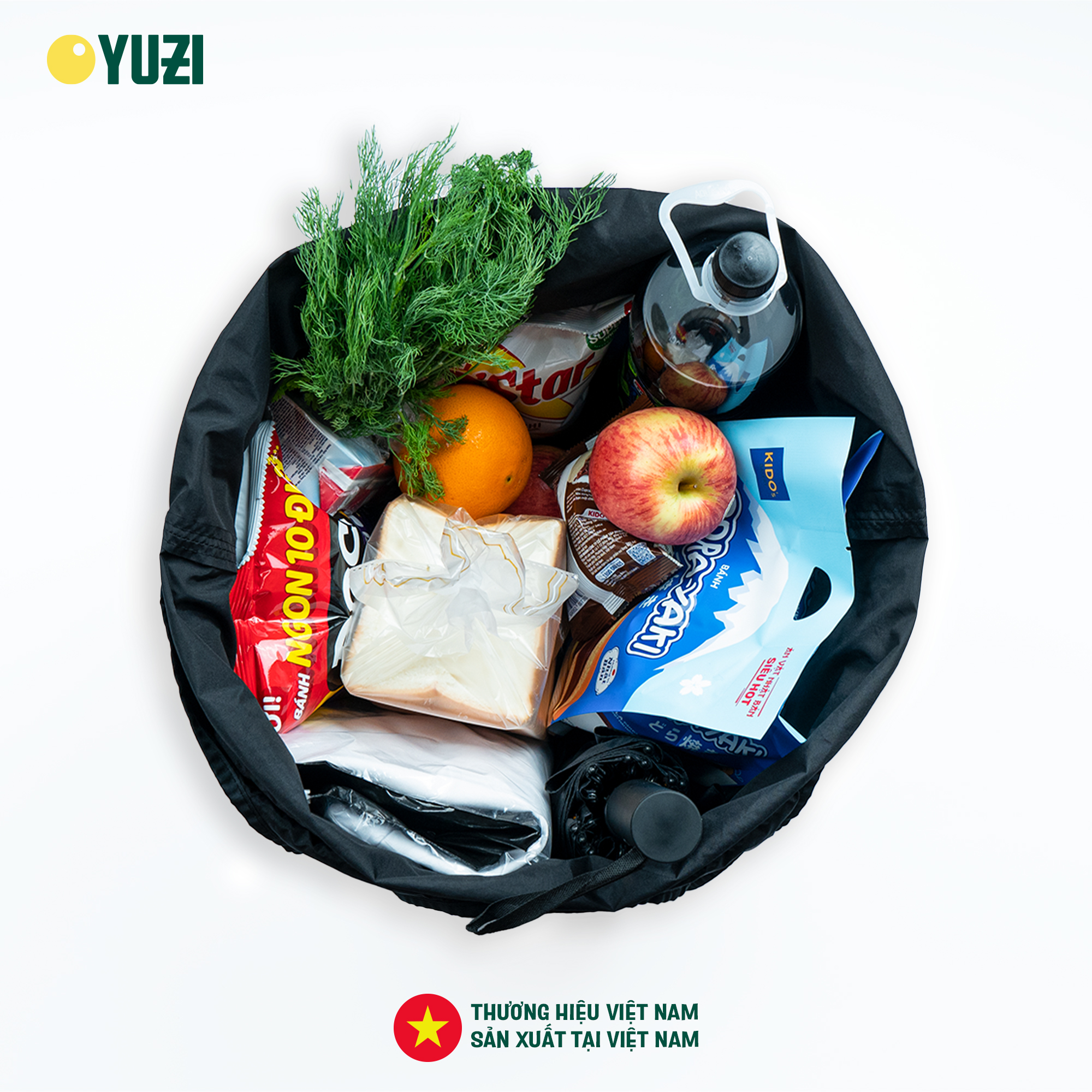 Túi tote gấp gọn Yuzi HandyTote sử dụng hàng ngày, du lịch, đi chợ