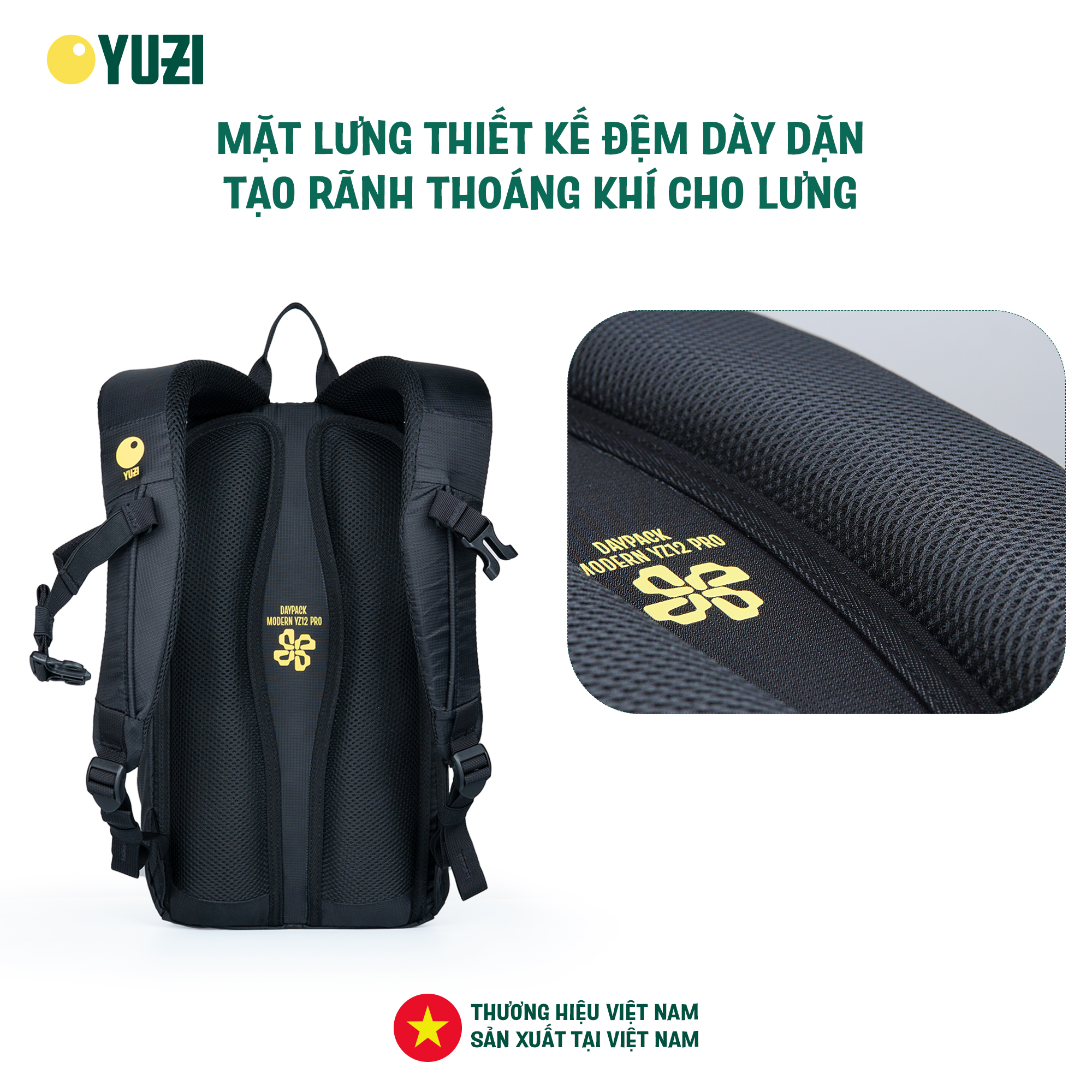 Balo sử dụng hàng ngày Daypack Modern YZ12 