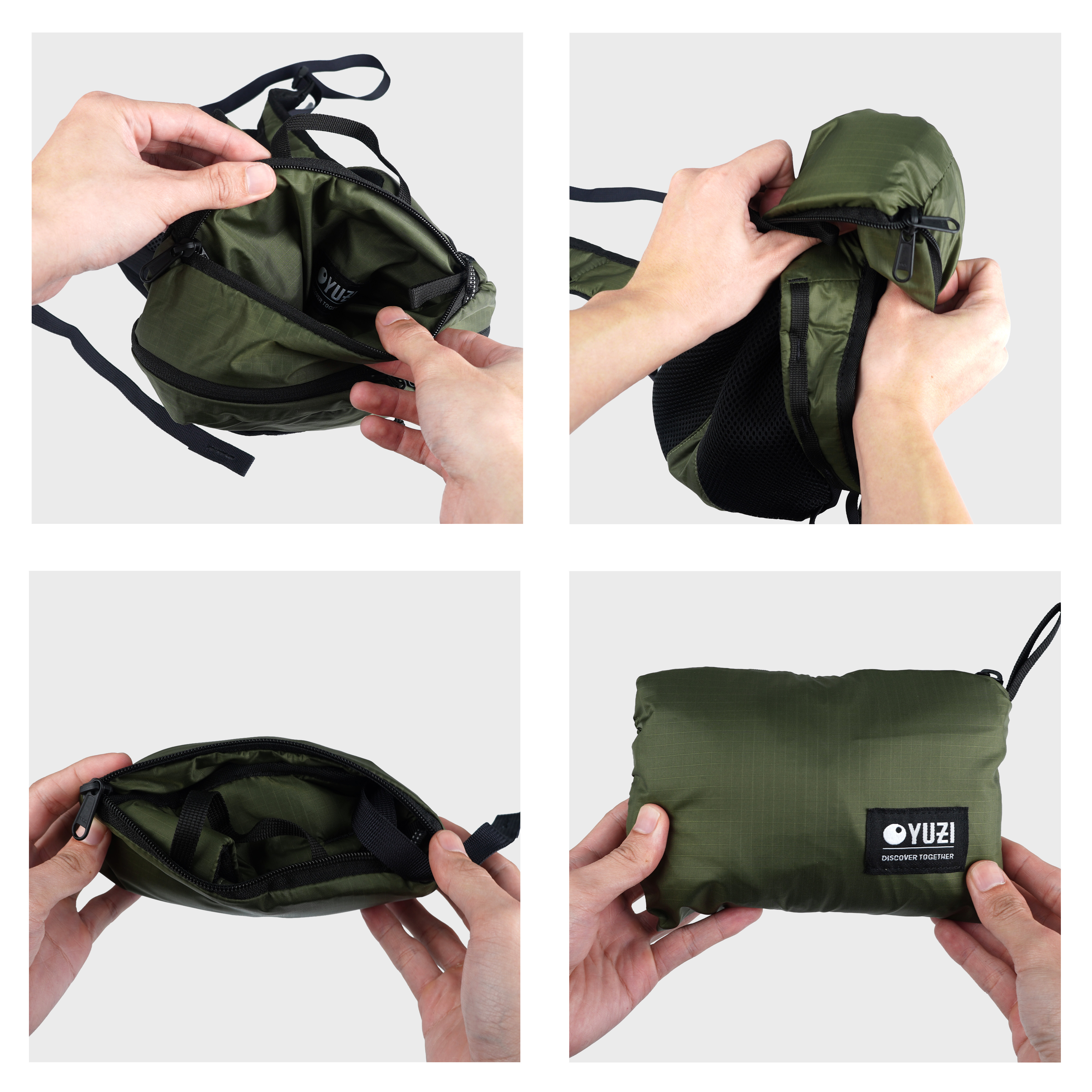 Balo gấp gọn 13L Yuzi Packable Backpack YZ13